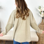 Washed Fleece Shacket - The Nines