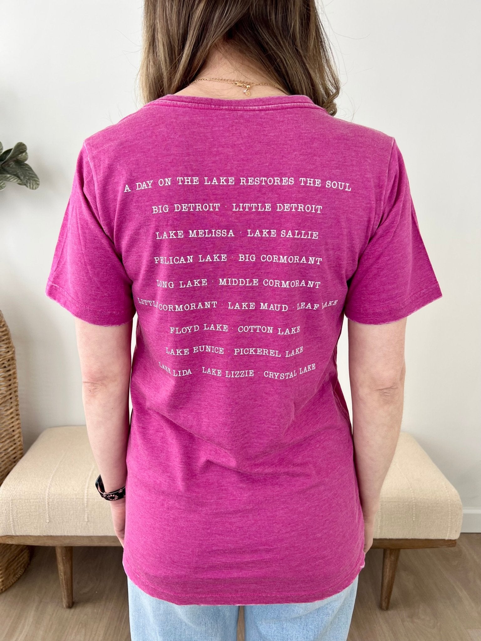 "A Day on the Lake" Detroit Lakes tee - The Nines