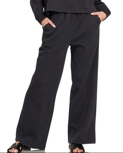 Fleece Raglan Sweatpants - 2 Colors! - The Nines