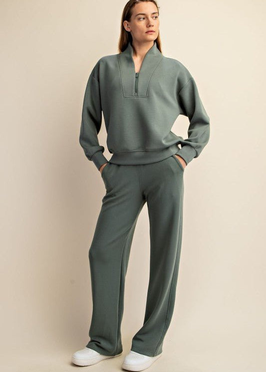 Luxe Scuba Straight Pant - 5 colors! - The Nines
