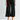 MICA Black Wide Leg Cropped Elastic Waist Pant - The Nines