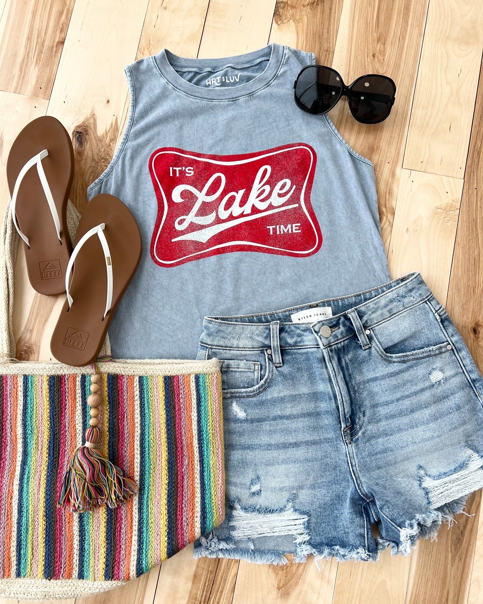 "It’s Lake Time" Tank - The Nines