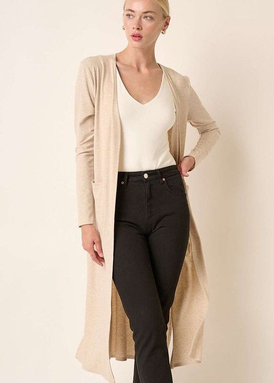Ribbed Knit Cardigan - 2 Colors! - The Nines