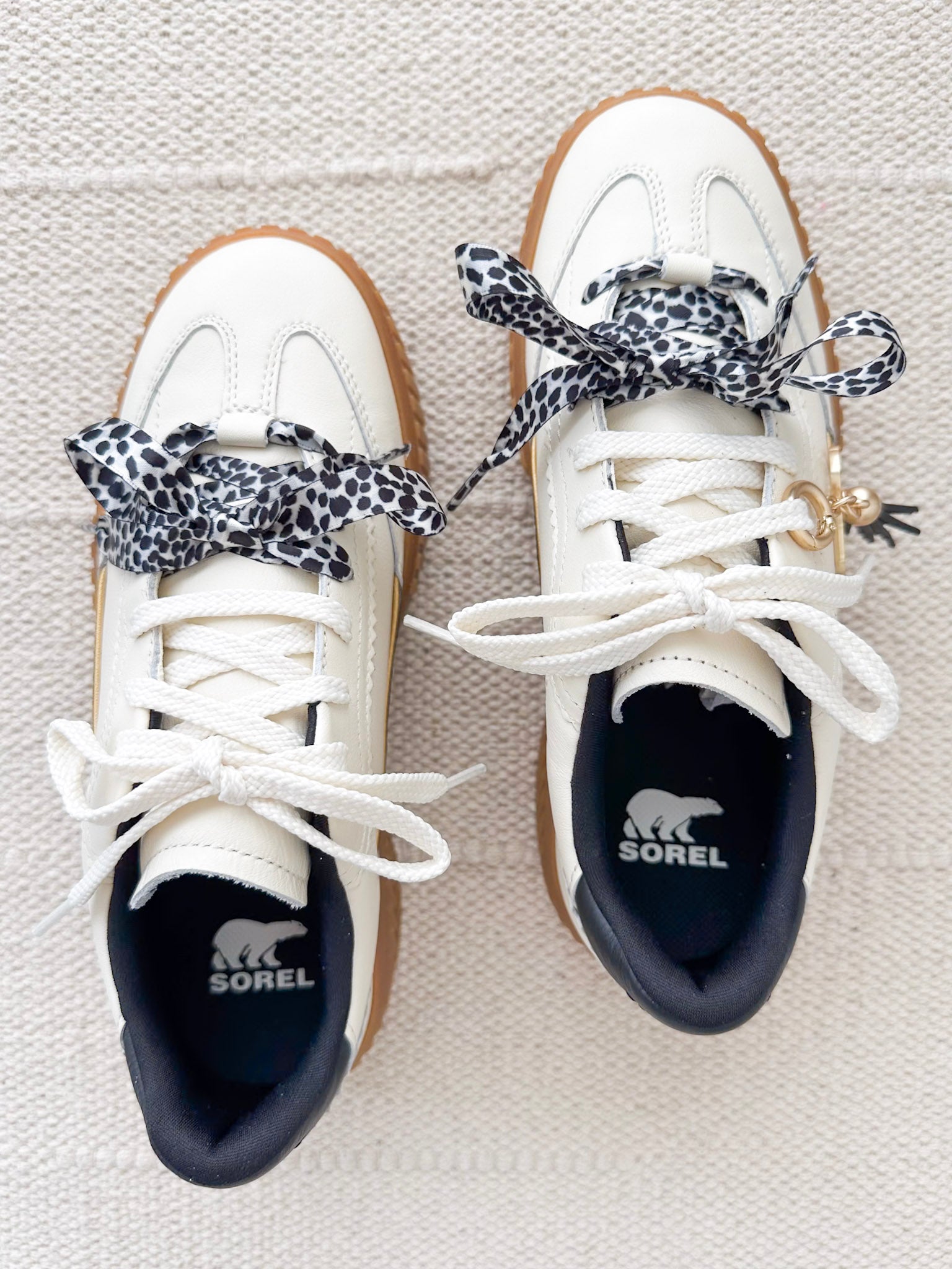 Sorel ONA AVE Charm Sneaker - Snow & Black - The Nines