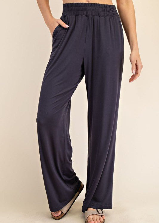 Wide Leg Lounge Pant - 2 Colors! - The Nines