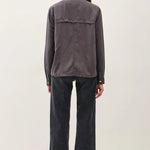 Washed Black Tencel Utility Jacket - The Nines