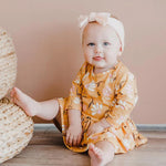 Dandelions in Fall Twirl Infant Bodysuit - The Nines