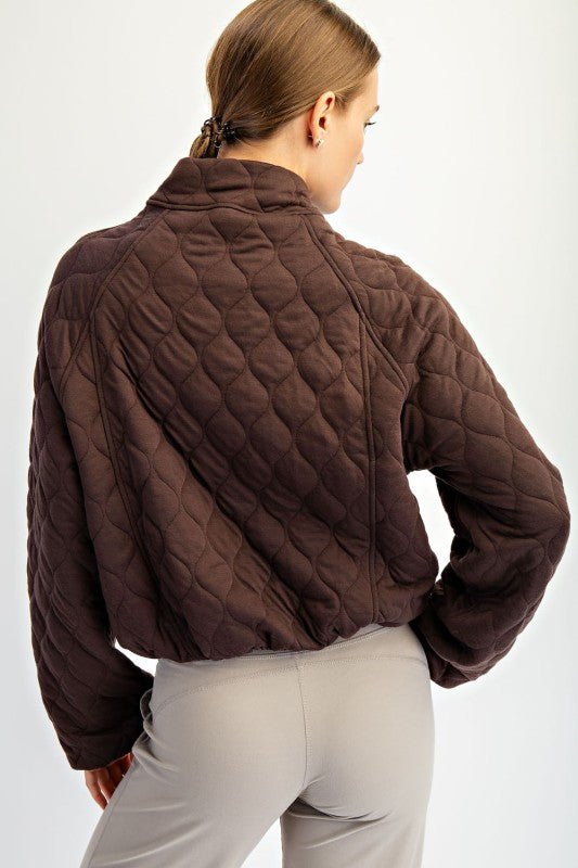 Quilted Bomber Jacket - 4 colors! - The Nines