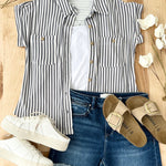 Soft Comfort Stretch Button Down - The Nines