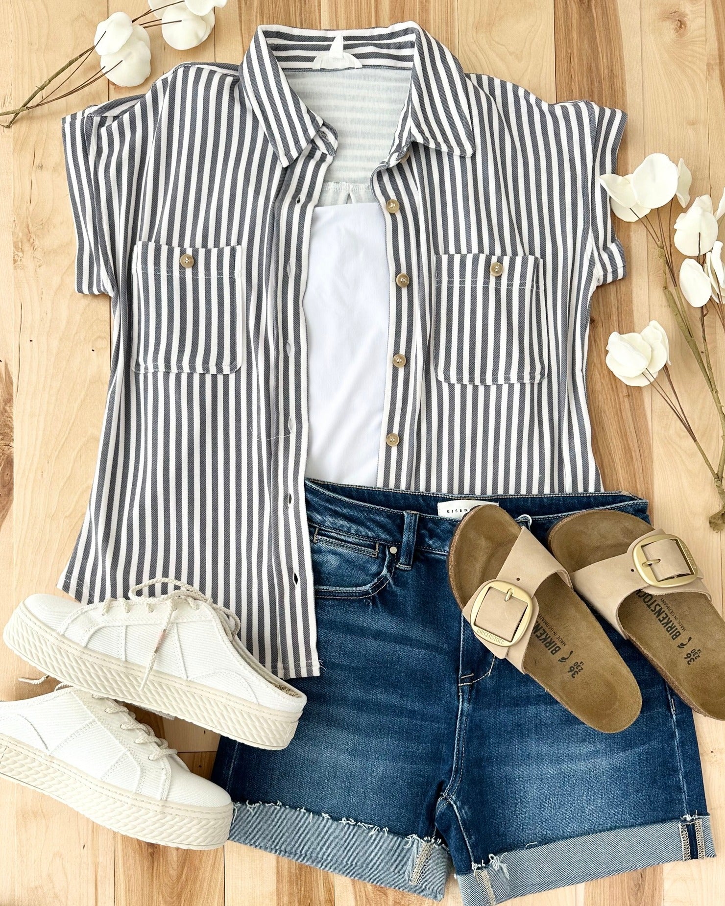Soft Comfort Stretch Button Down - The Nines