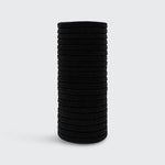 Black Kitsch Recycled Polyester Hair Elastics Set - The Nines