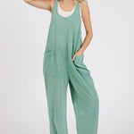 Mineral Wash Jumpsuit - 2 Colors! - The Nines