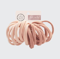 Kitsch Recycled Polyester Hair Elastics - 2 Colors!
