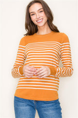 Marigold Striped Pullover - FINAL SALE