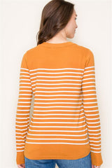 Marigold Striped Pullover - FINAL SALE