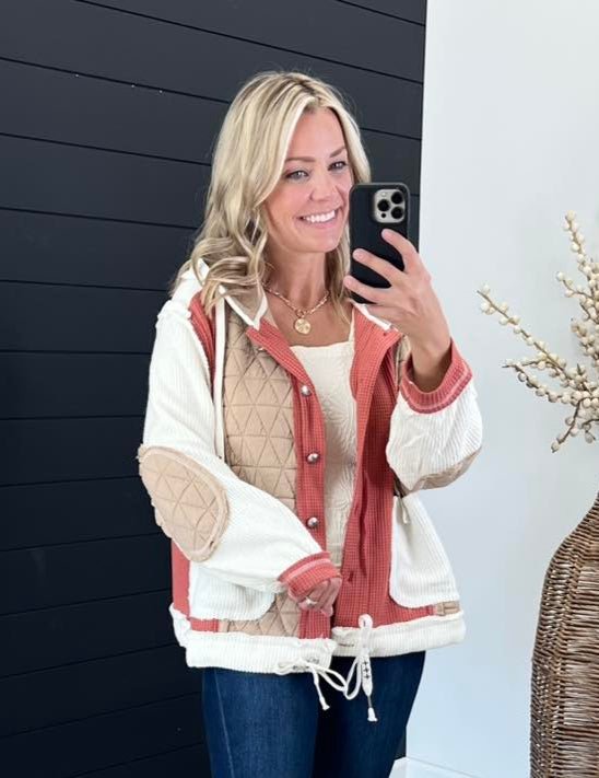 Multi Fabric Shacket - 2 colors! - The Nines