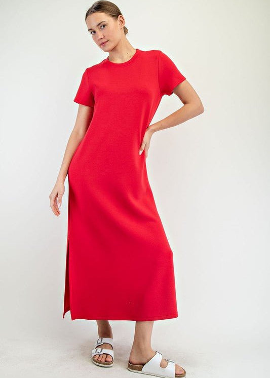 Scuba Maxi Dresses - 4 Colors! - The Nines
