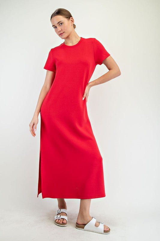 Scuba Maxi Dresses - 4 Colors! - The Nines