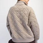 Rae Mode Quilted Snap Button Pullover - The Nines