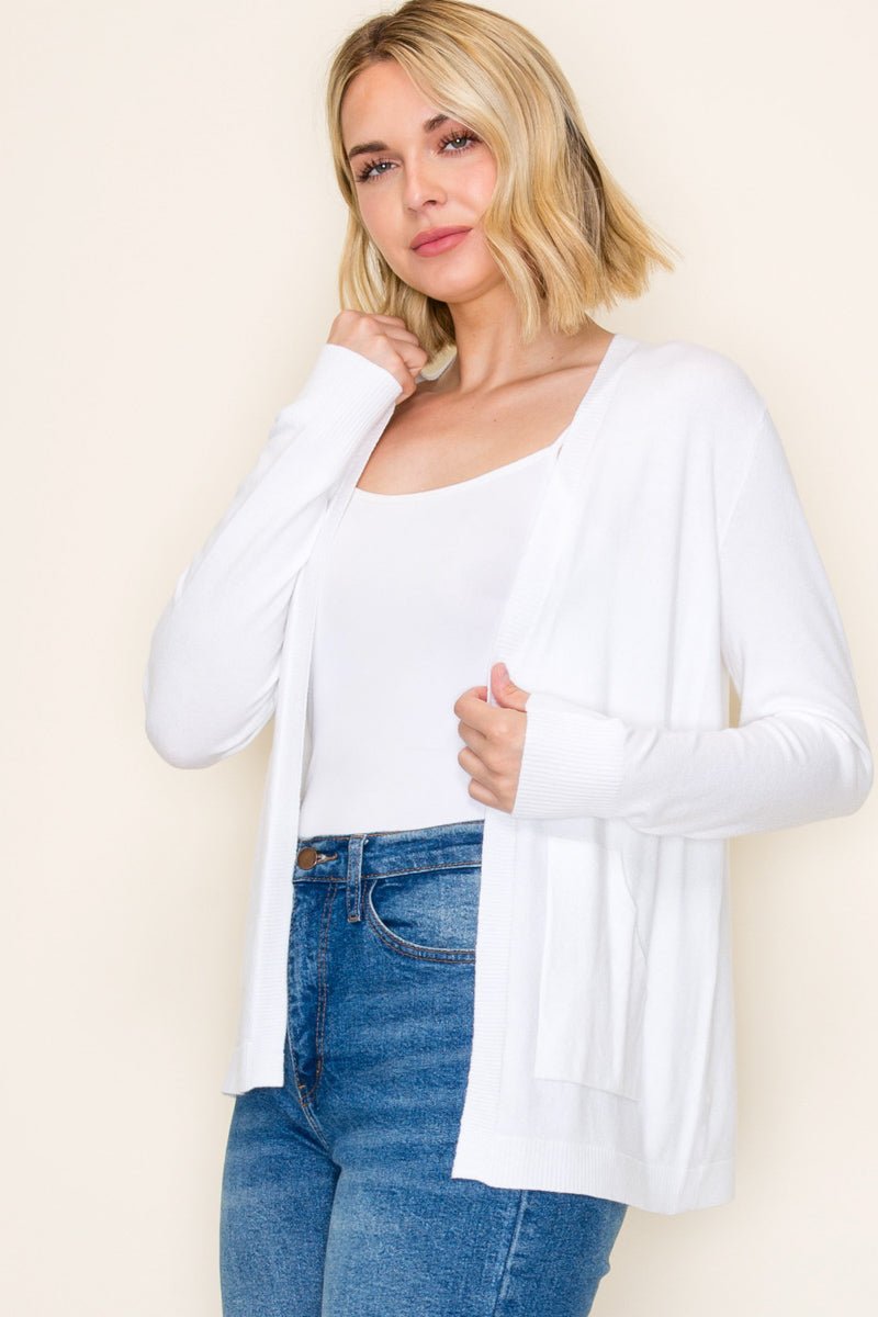 Soft & Lightweight Cardigan - 2 Colors! - The Nines