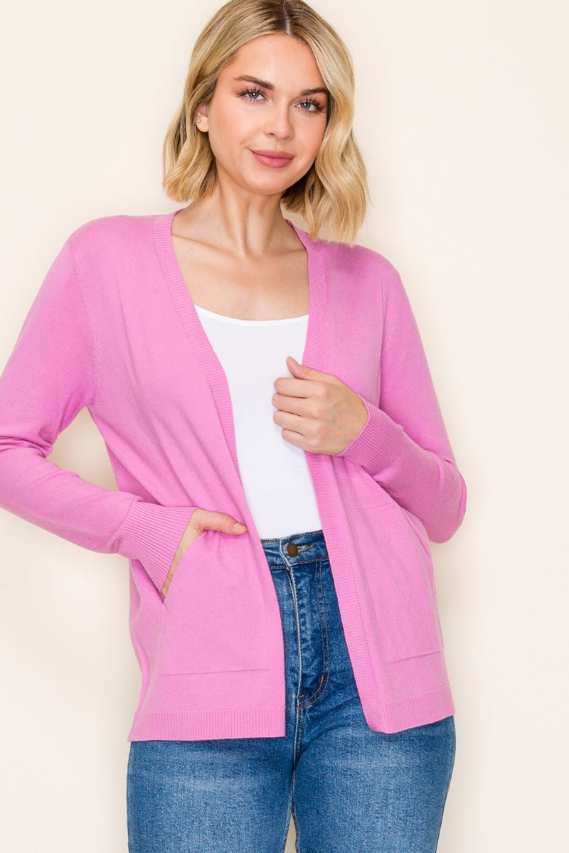 Soft & Lightweight Cardigan - 2 Colors! - The Nines