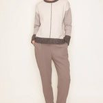 Colorblock Line Contrast Sweater - The Nines