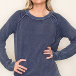 Mineral Crew Neck Knit Pullovers - 2 Colors! - The Nines