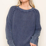 Mineral Crew Neck Knit Pullovers - 2 Colors! - The Nines