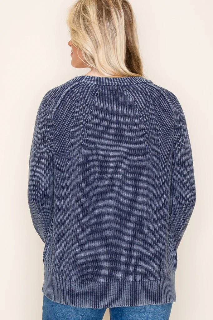 Mineral Crew Neck Knit Pullovers - 2 Colors! - The Nines