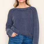 Mineral Crew Neck Knit Pullovers - 2 Colors! - The Nines
