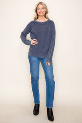 Mineral Crew Neck Knit Pullovers - 2 Colors!