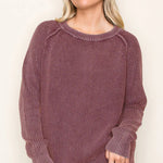 Mineral Crew Neck Knit Pullovers - 2 Colors! - The Nines