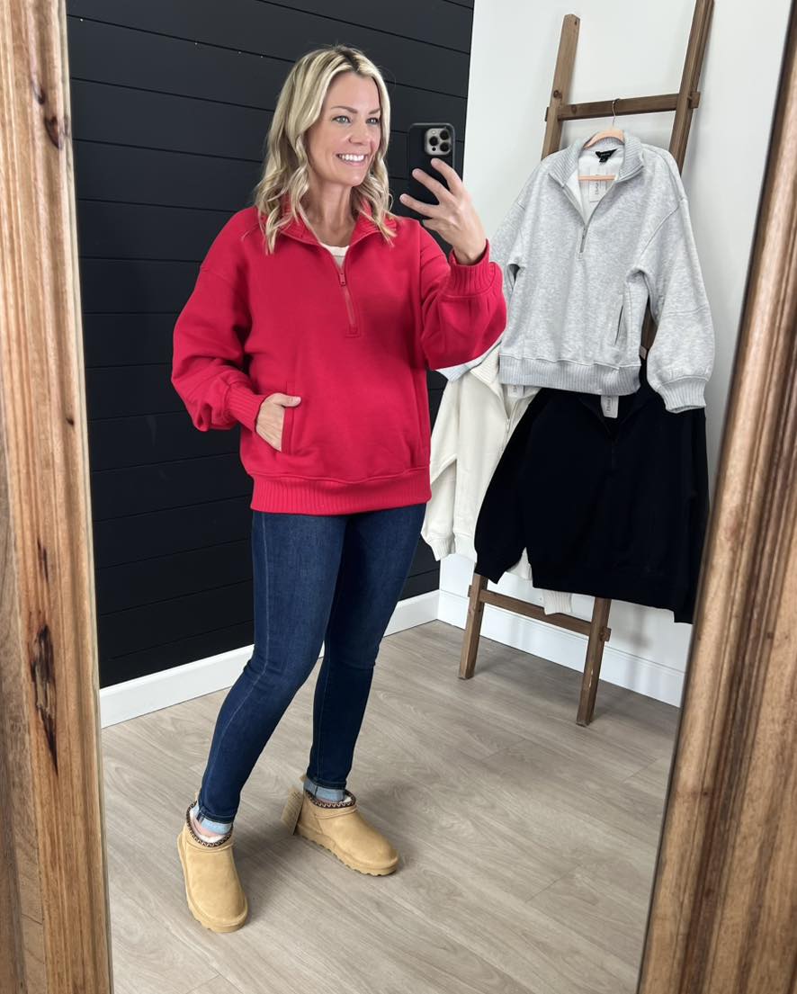 French Terry Quarter Zip - 4 Colors! - The Nines