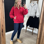 French Terry Quarter Zip - 4 Colors! - The Nines