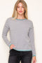 Striped Contrast Detail Pullovers - 2 Colors!