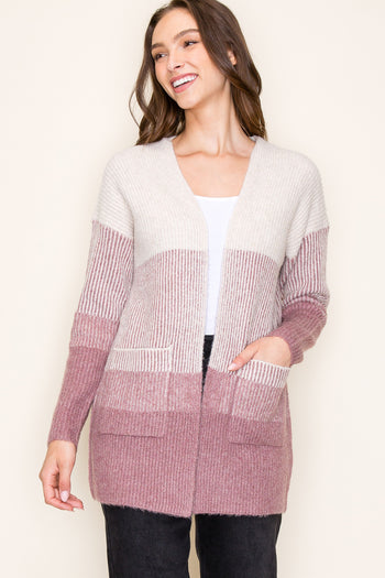 Ribbed Colorblock Cardigans - 3 Colors! - FINAL SALE