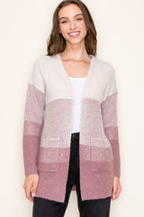 Ribbed Colorblock Cardigans - 3 Colors!