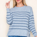 Striped Pullover Sweater - 3 Colors! - The Nines