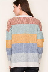 Thanksgiving Ready Colorblock Sweater