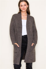 Open Pocket Cardigan Coats - 3 Colors!