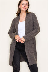 Open Pocket Cardigan Coats - 3 Colors!