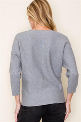 Rhinestone Dolman 3/4 Sleeve Top - 2 Colors!