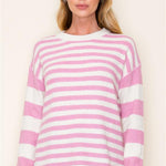 Striped Pullover Sweater - 3 Colors! - The Nines