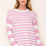 Striped Pullover Sweater - 3 Colors! - The Nines