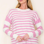 Striped Pullover Sweater - 3 Colors! - The Nines
