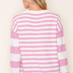 Striped Pullover Sweater - 3 Colors! - The Nines