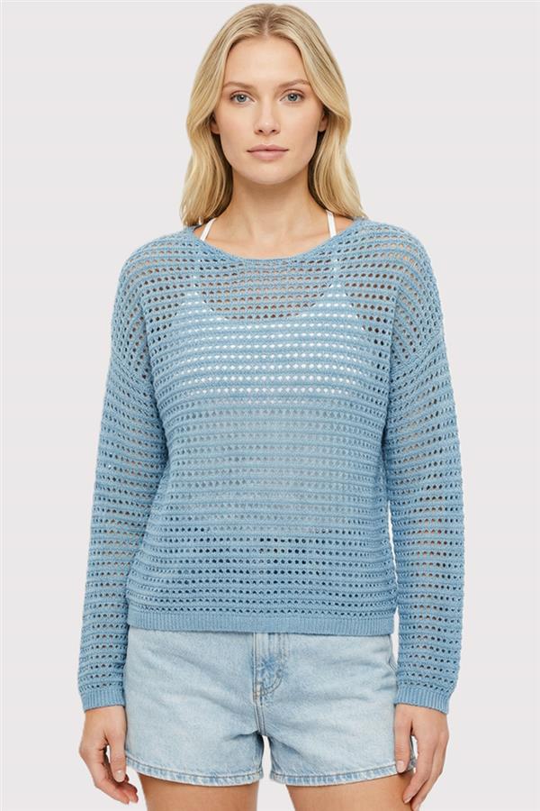 Hello Sunshine Open Knit Pullover - 2 Colors ! - The Nines