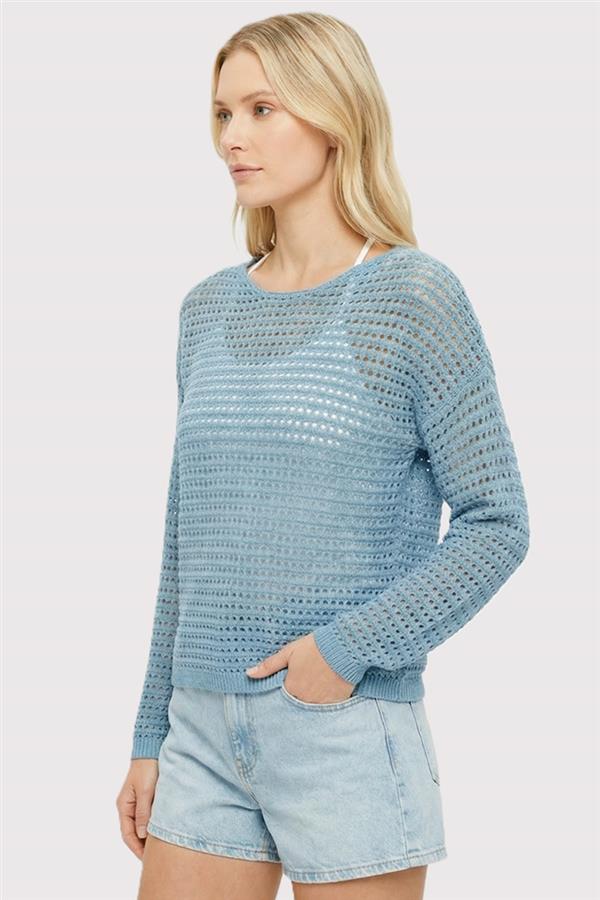 Hello Sunshine Open Knit Pullover - 2 Colors ! - The Nines