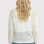 Hello Sunshine Open Knit Pullover - 2 Colors ! - The Nines
