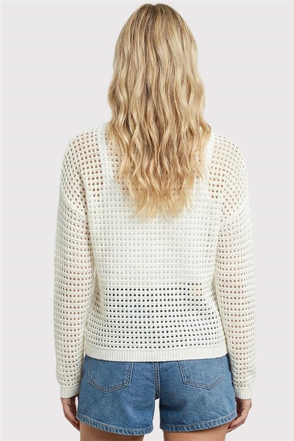 Hello Sunshine Open Knit Pullover - 2 Colors ! - The Nines